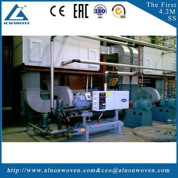 High efficiency AL-1600 SS 1600mm non-woven fabric making machine with low price