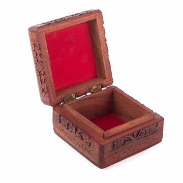 Rectangular Real Wood Packaging Wooden Custom Jewelry Box