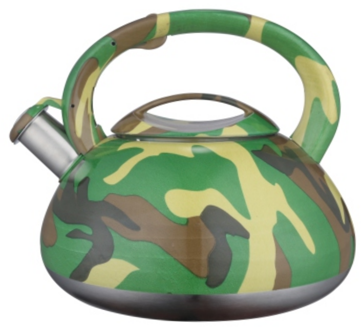 3.0L color painting decal whistling teakettle