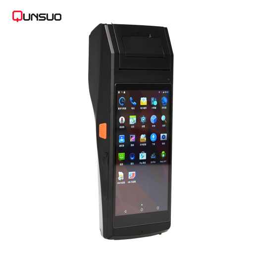 touch screen handheld pda barcode with built printer