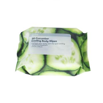 OEM Adult Cooling Body Wet Wipes Without Alcohol