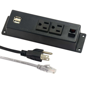 US Dual Power Outlets with USB Stockets