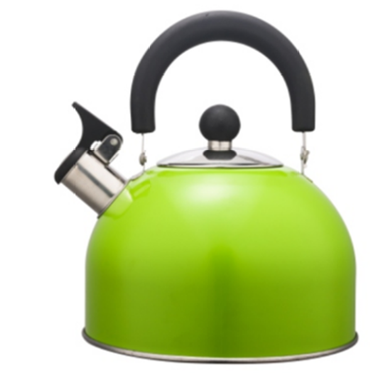 2.5L Stainless Steel color painting Teakettle green color