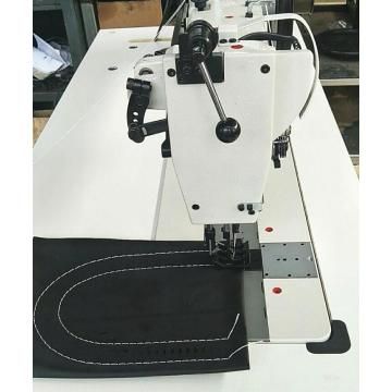 Long Arm Double Needle Compound Feed Walking Foot Heavy Duty Sewing Machine