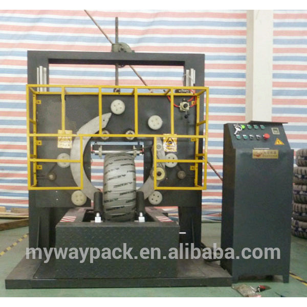 vertical steel wire coil packing machine