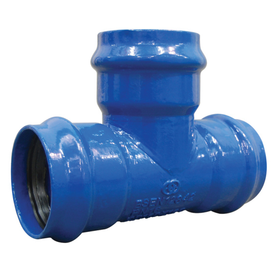 PVC Ductile Iron Flexible All Socket Tee