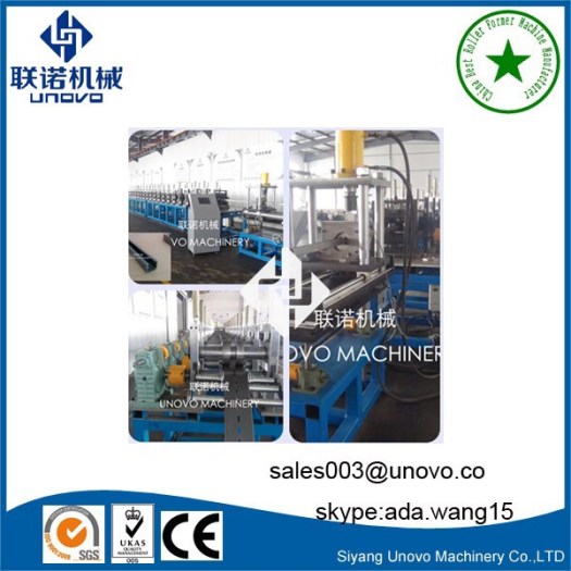 Photovoltaic solar panel rack cold rolling machine