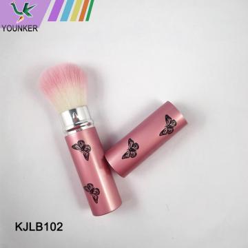 Metal case with cover color makeup brush