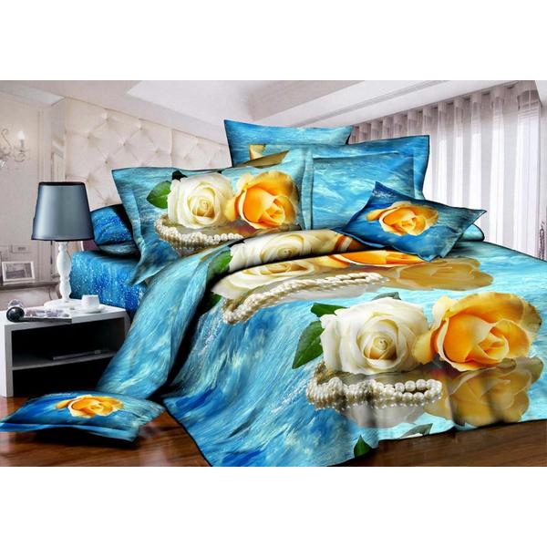 Big Flower Design Disperse Print Fabric For Home