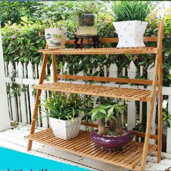 Practical Bamboo Flower Pot Frame