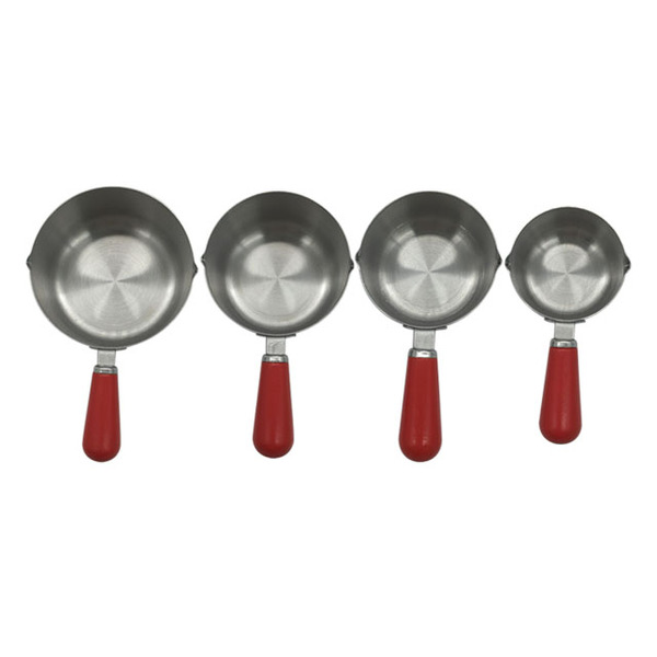 Set of 4 stainless steel Measuring cups