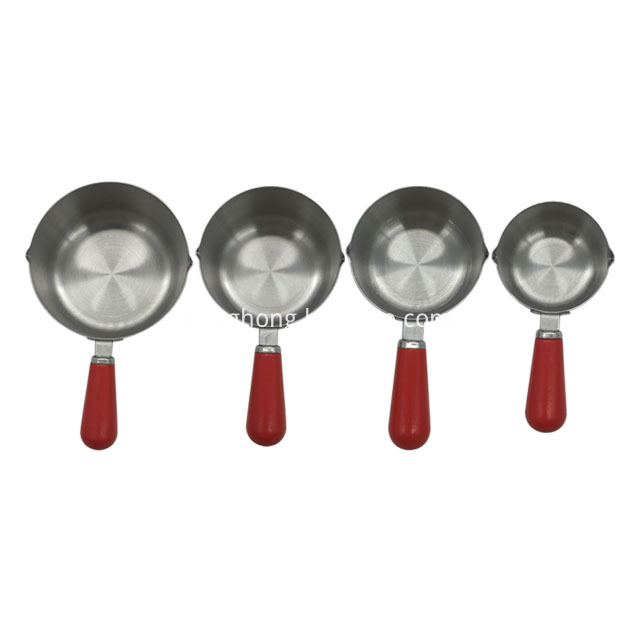 Set Of 4 Stainless Steel Measuring Cups 2