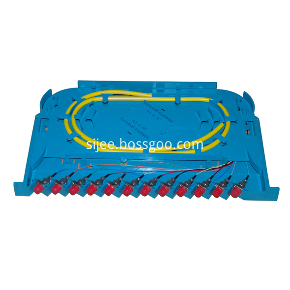 fiber optic splice tray