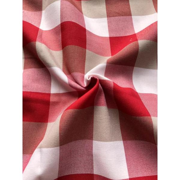 red check popular yarn dyed fabric