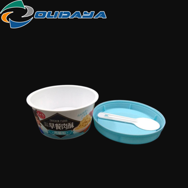Customized Plastic Pot for Ice-cream Packaging