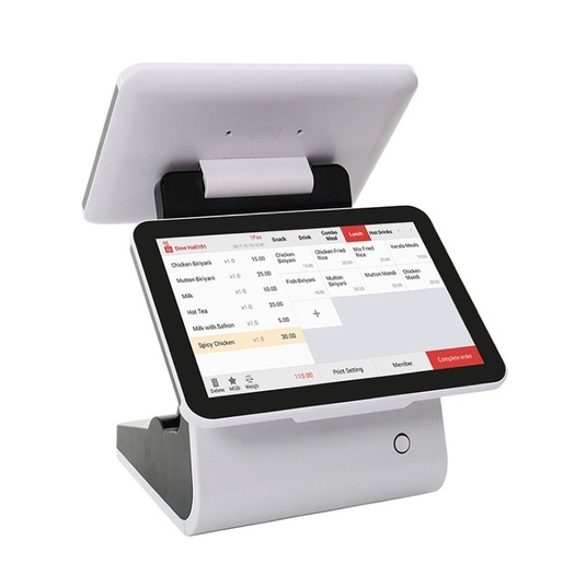 12.5`` dual screen portable android pos