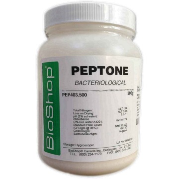 what is peptone used for