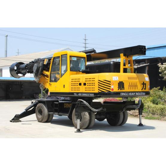 High quality 15-20m wheel pile driver