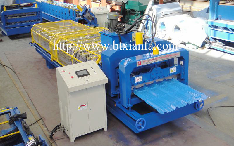 Glazed Tile Sheet Roll Forming Roof Machine (2)