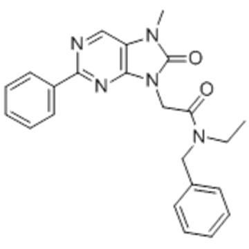 9H-Purine-9-acetamide,N-ethyl-7,8-dihydro-7-methyl-8-oxo-2-phenyl-N-(phenylmethyl)- CAS 226954-04-7