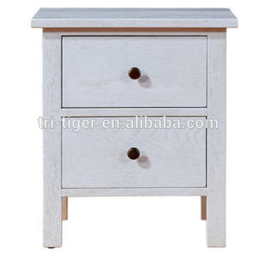 Factory direct cheap simple design wood nightstand bedside table for wholesale