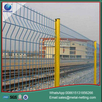 curvy welded mesh fence pvc coated wire fence