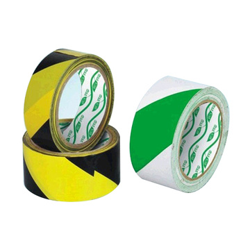 Colored safety vinyl black yellow warning tape