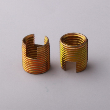 M10 1.25 brass self tapping thread inserts