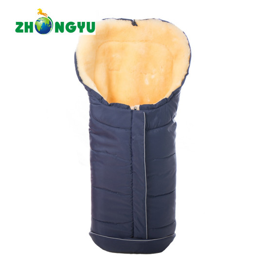 Sheepskin Footmuff with Waterproof