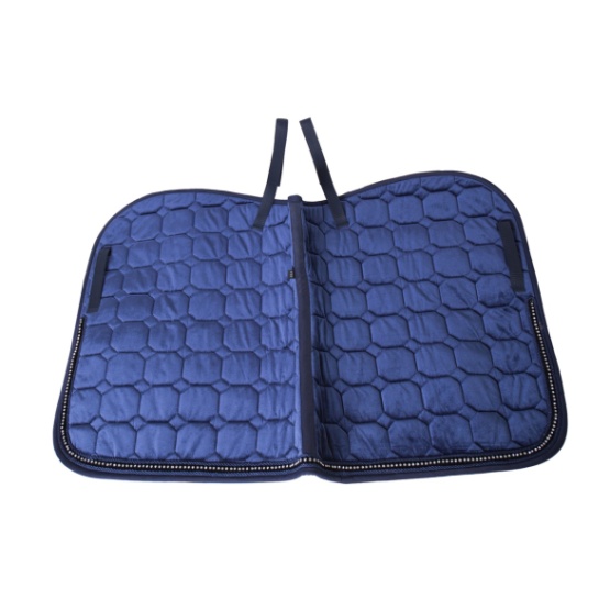 High Quality Quilted Velour Saddle Pad with Cord