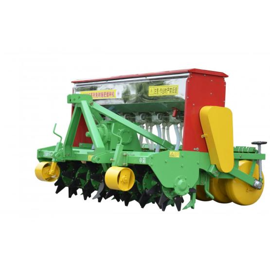 No till seed fertilizing drilling pasture seeder