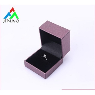 Factory price pu leather ring box with logo