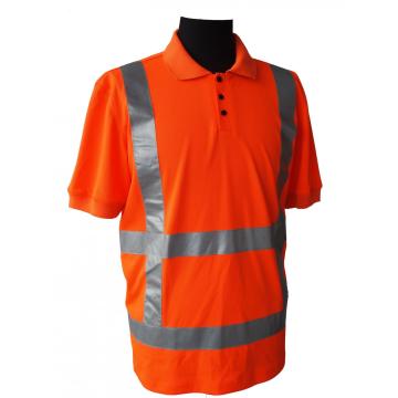 High visibility workwear with alert reflective stripe