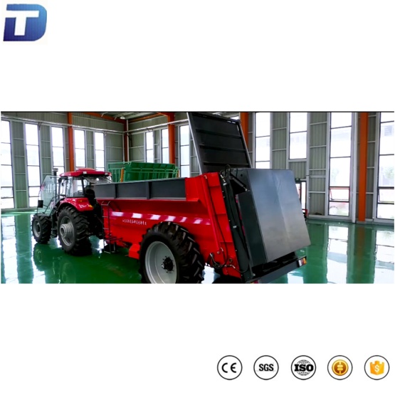 Tractor mounted fertilizer spreader machine