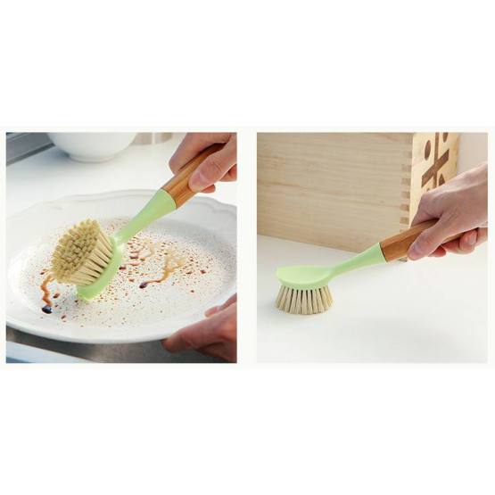 Bamboo wash pot brush