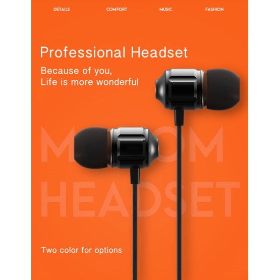 In-ear Earphone 3.5mm Plug Microphone Wired Sport