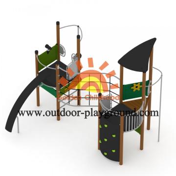 Kids Multiplay Play Structures HPL Playground Equipment