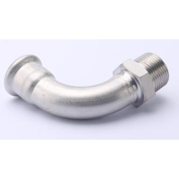 Stainless Steel 90 Elbow Male Thread Pipe Fitting