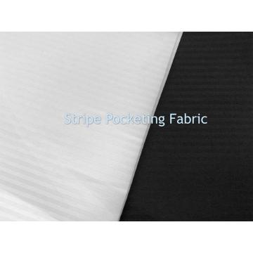 100% Polyster Microfiber Stripe Pocketing Fabric