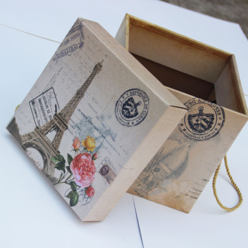 Customized rigid box empty paper gift box