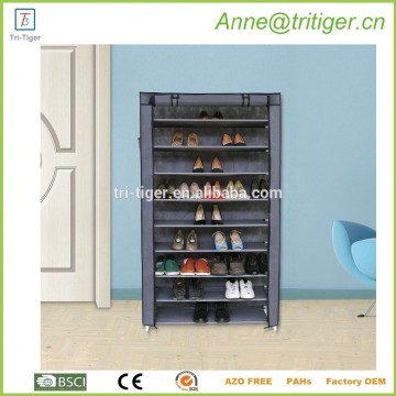 Modern sliding door shoe storage cabinet for 9 tier