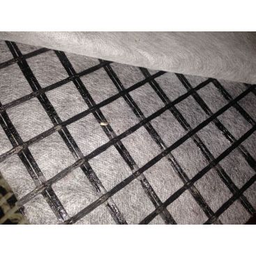 Composite Coated Fiberglass Geogrid With Nonwoven Geotextile