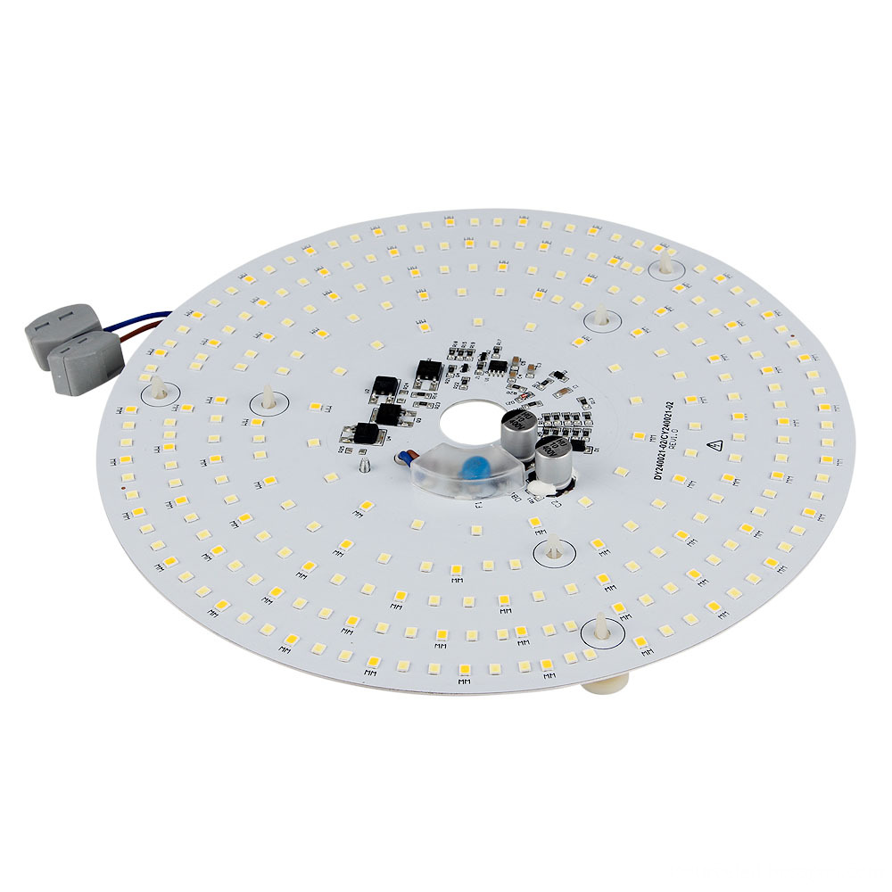 Side of a Colorable smd 2835 Round 24W AC LED Module