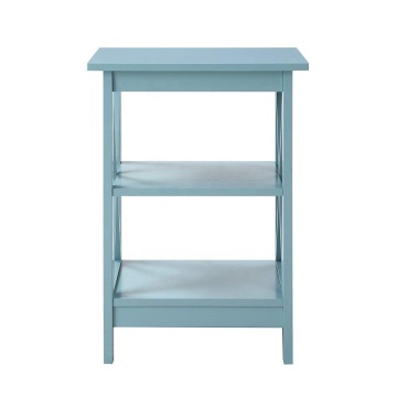 Sky Blue Finish vanity cabinet Wooden Factory modern bedside table