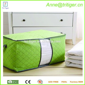 Bamboo Charcoal Quilt Storage Transparent Window Bag Quilt Storage Case Bedding Organizer