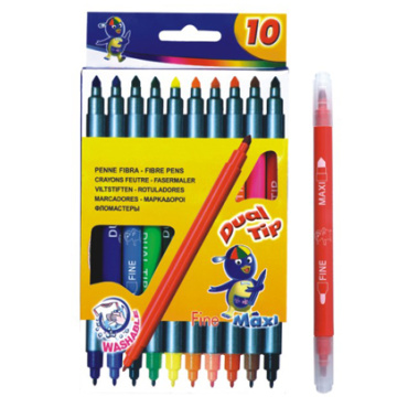 10 pcs Double Tip Water Color Pen Set