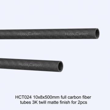 Glossy /matte 3K twill/weave carbon fiber tube