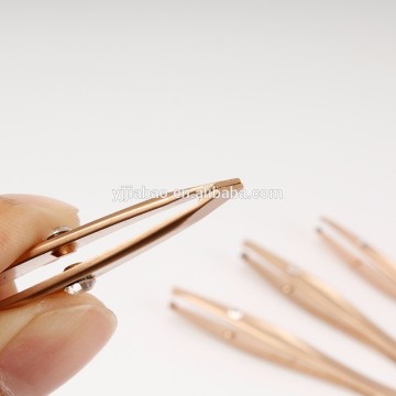 mini gold tweezers set