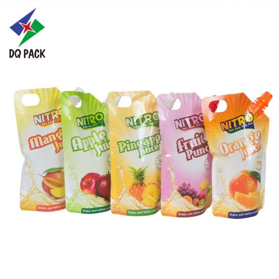 stand up pouch with spout Liquid packaging