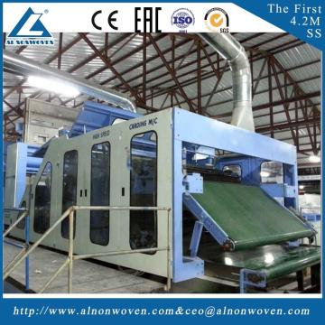 highly stable ALSL-2000 textile carding machine nonwoven carding machine